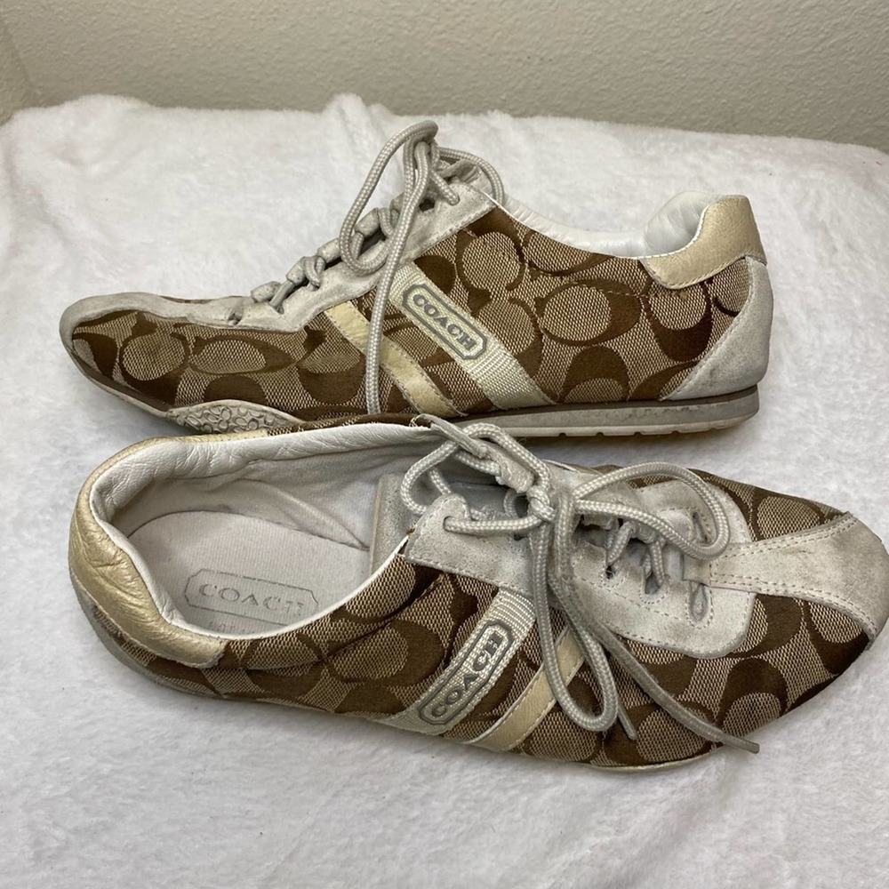 Coach sneaker shoes size 8 - Picture 3 of 8